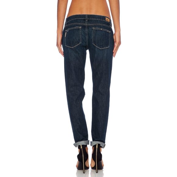 PAIGE Jimmy Jimmy Skinny Connor Destructed Blue Jeans 25 - Picture 2 of 7